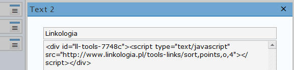 Edycja pola tekstowego